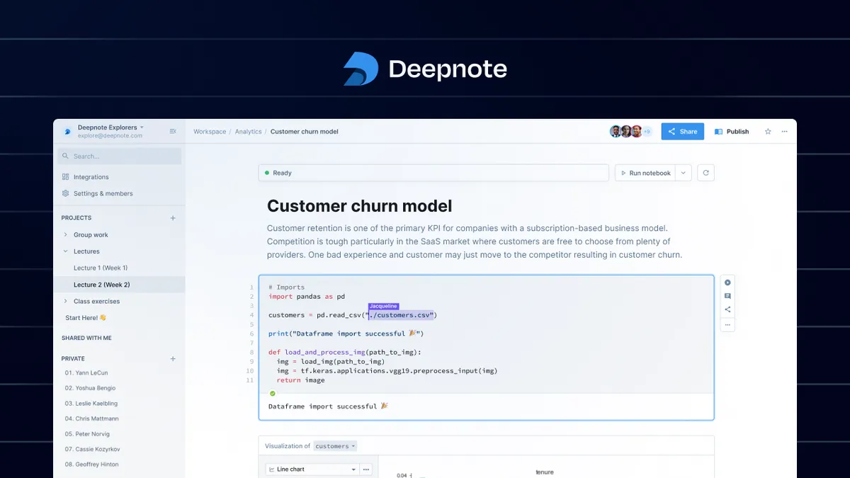 Presentación de Deepnote
