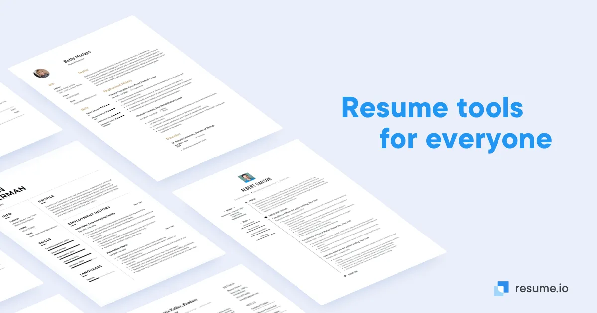 Presentación de Resume.io