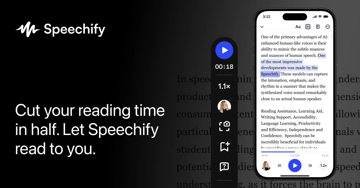 Presentación de Speechify