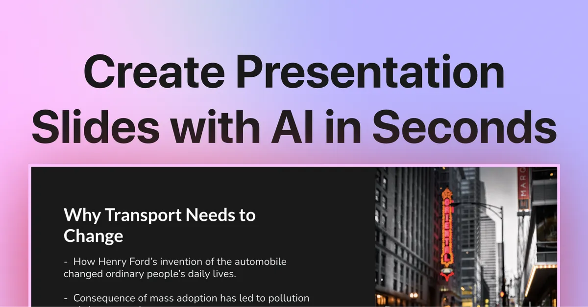 Presentación de SlidesAI