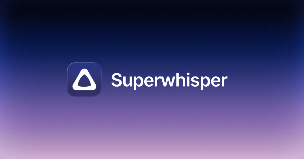 Presentación de superwhisper