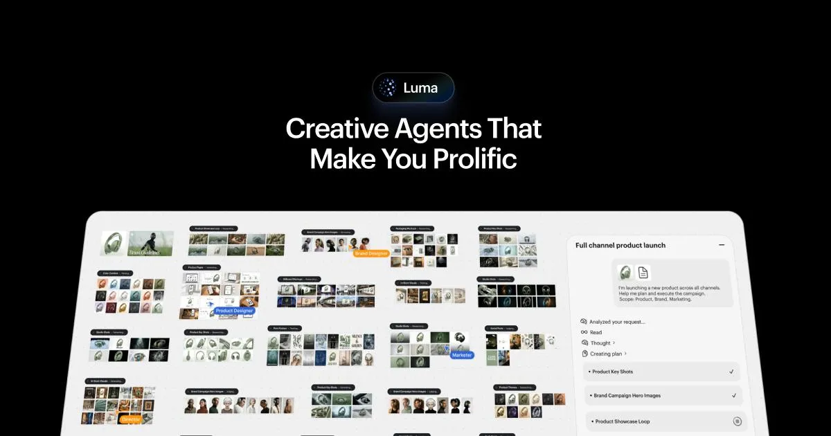 Presentación de Luma Dream Machine