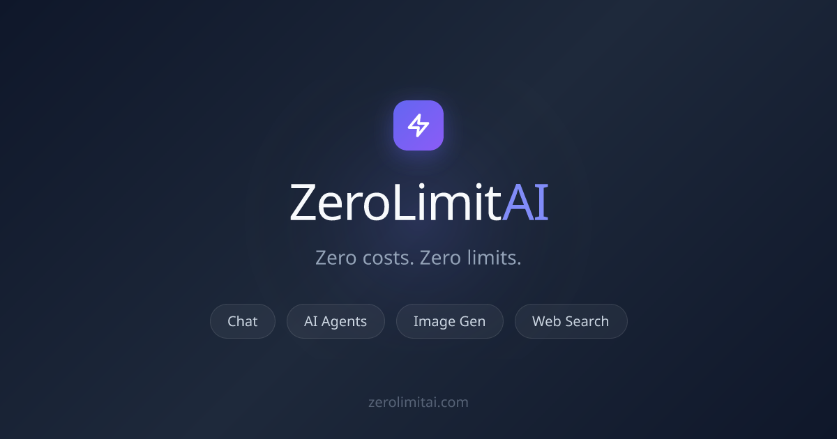 Vista de ZeroLimitAI